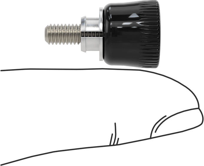 Toz Boyalı Başlıklı Sabit Panel Vidası, Takılabilir, M4 x 0,7 mm Boyut, 1,6-2,5 mm Kalınlık için, 10,4 mm Uzunluk