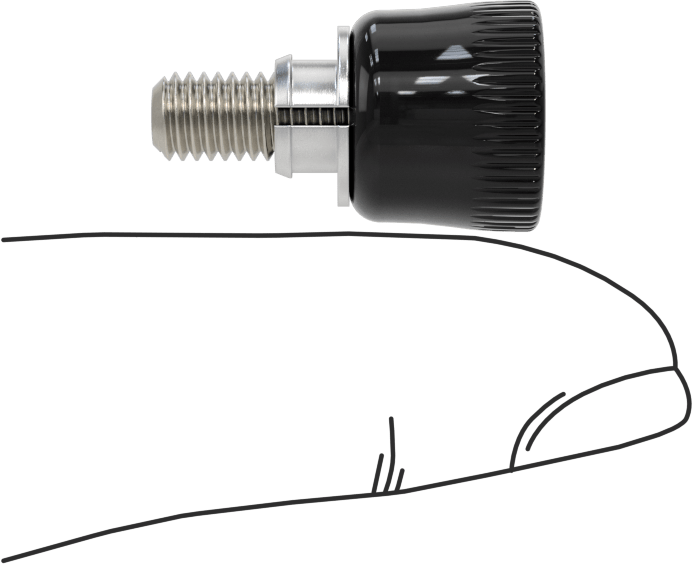 Toz Boyalı Başlıklı Sabit Panel Vidası, Takılabilir, M5 x 0,8 mm Boyut, 1,6-2,5 mm Kalınlık için, 10,4 mm Uzunluk