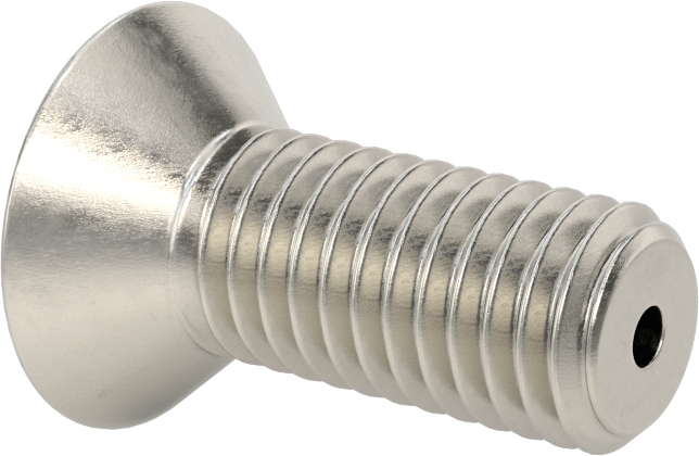 Havalandırma 18-8 Paslanmaz Çelik Altıgen Soketli Düz Başlı Vida, 1/2"-13 Diş Boyutu, 1-1/4" Uzunluk