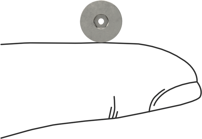 Havalandırma 18-8 Paslanmaz Çelik Altıgen Soketli Düz Başlı Vida, M4 x 0,7 mm Diş Boyutu, 6 mm Uzunluk