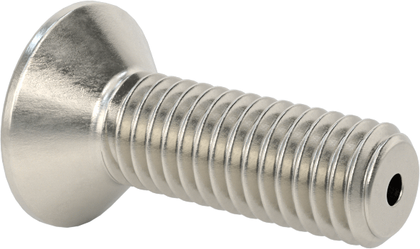 Havalandırma 18-8 Paslanmaz Çelik Altıgen Soketli Düz Başlı Vida, M5 x 0,8 mm Diş Boyutu, 16 mm Uzunluk