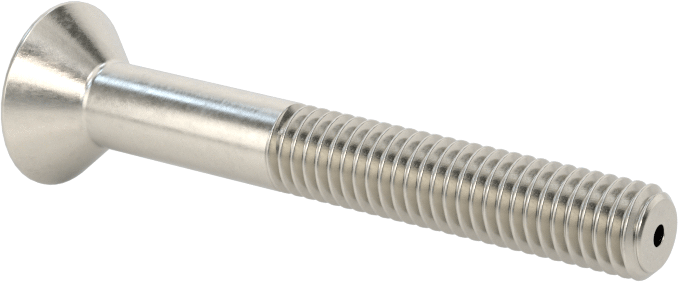 Havalandırma 18-8 Paslanmaz Çelik Altıgen Soketli Düz Başlı Vida, 10-32 Diş Boyutu, 1-1/2" Uzunluk