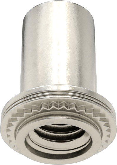 Dişli Sızdırmaz Kapalı Uçlu Presle Takılan Somun, Sac Metal için, PEM® Numarası BS-032-1, 10-32 Diş Boyutu
