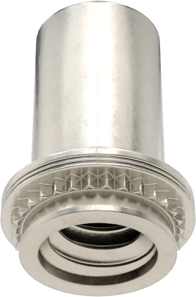 Dişli Sızdırmaz Kapalı Uçlu Presle Takılan Somun, Sac Metal için, PEM® Numarası BS-0420-2, 1/4"-20 Diş Boyutu