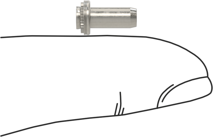 Dişli Sızdırmaz Kapalı Uçlu Presle Takılan Somun, Sac Metal için, PEM® Numarası BS-M3-2, M3 x 0,5 mm Dişli
