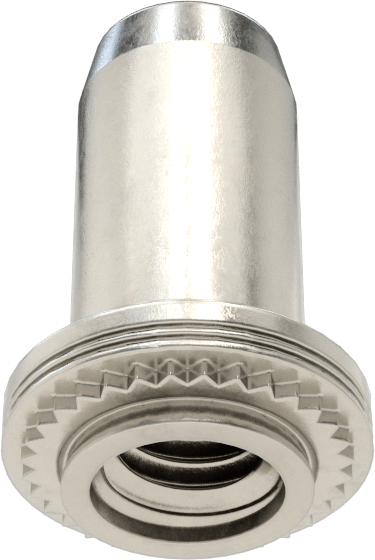 Dişli Sızdırmaz Kapalı Uçlu Presle Takılan Somun, Sac Metal için, PEM® Numara BS-M4-1, M4 x 0,7 mm Diş