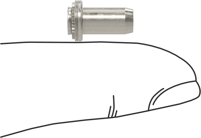 Dişli Sızdırmaz Kapalı Uçlu Presle Takılan Somun, Sac Metal için, PEM® Numarası BS-M4-2, M4 x 0,7 mm Diş
