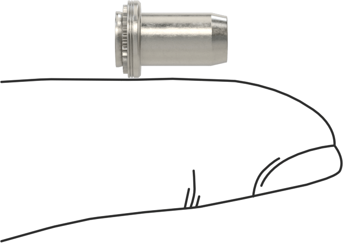 Dişli Sızdırmaz Kapalı Uçlu Presle Takılan Somun, Sac Metal için, PEM® Numarası BS-M5-2, M5 x 0,8 mm Diş