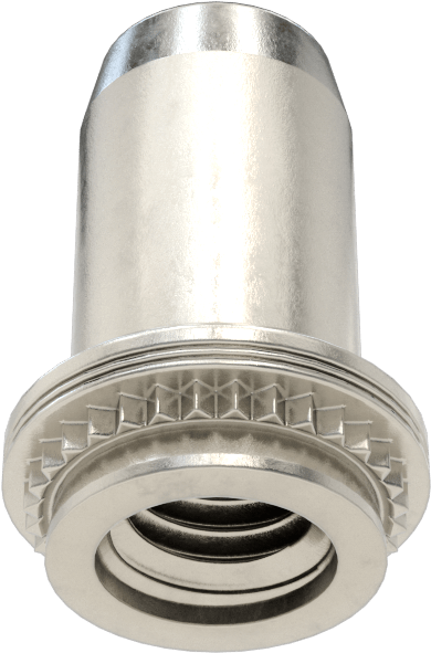 Dişli Sızdırmaz Kapalı Uçlu Presle Takılan Somun, Sac Metal için, PEM® Numarası BS-M6-2, M6 x 1 mm Diş Boyutu