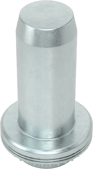 Dişli Sızdırmaz Kapalı Uçlu Presle Takılan Somun, Çelik, M3 x 0,5 mm Dişli, 1,4 mm min Panel Kalınlığı için