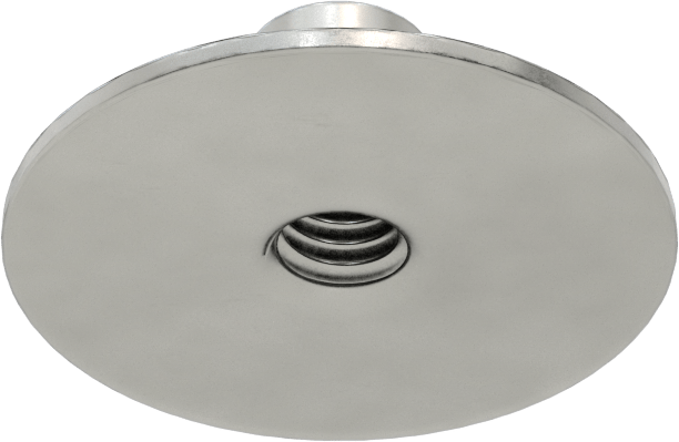 Çelik Yuvarlak Tabanlı Kaynak Somunu, M4 x 0,7 mm Diş Boyutu