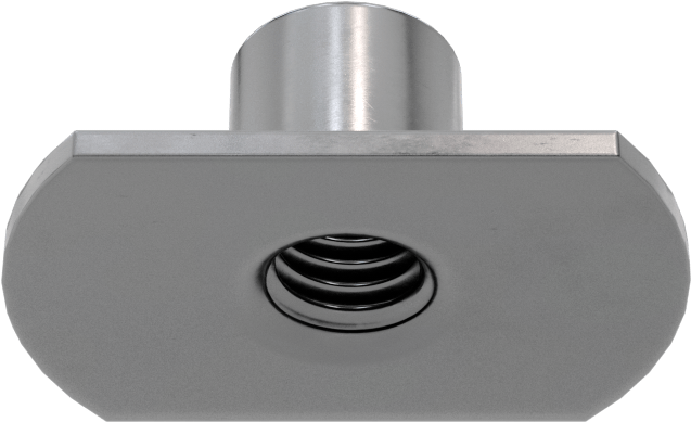 18-8 Paslanmaz Çelik Dar Tabanlı Kaynak Somunu, M5 x 0,8 mm Diş Boyutu