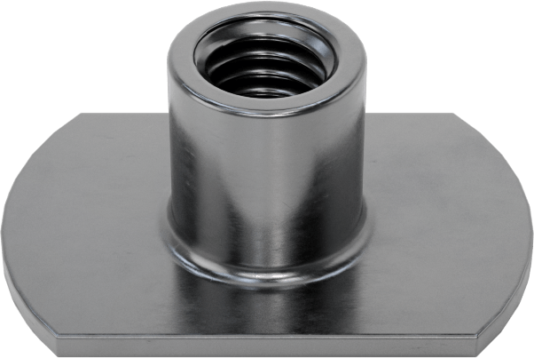 18-8 Paslanmaz Çelik Dar Tabanlı Kaynak Somunu, M5 x 0,8 mm Diş Boyutu
