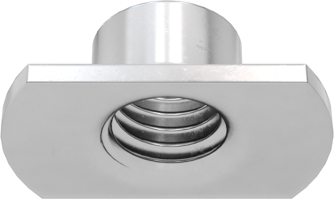 Çelik Dar Tabanlı Kaynak Somunları, 1/2"-13 Diş Boyutu