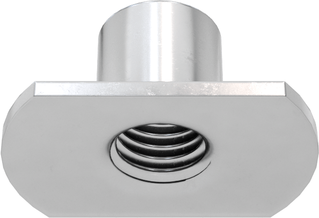 Çelik Dar Tabanlı Kaynak Somunları, 1/4"-28 Diş Boyutu