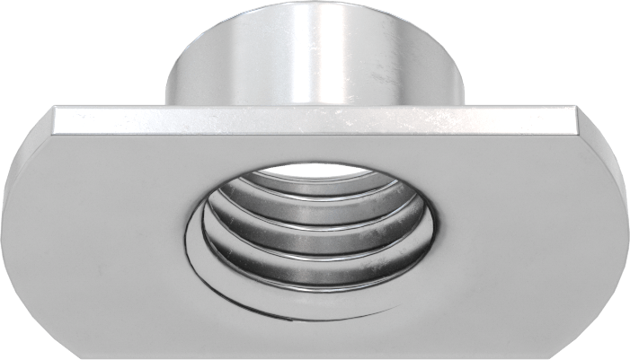 Çelik Dar Tabanlı Kaynak Somunları, 5/8"-11 Diş Boyutu