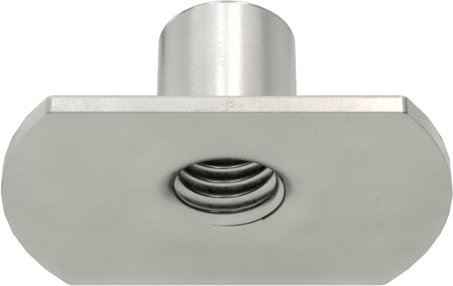 Çelik Dar Tabanlı Kaynak Somunları, M5 x 0,8 mm Diş Boyutu
