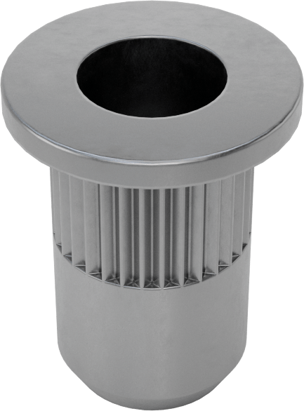 Titanyum Bükülmeye Dayanıklı Perçin Somunu, M5 x 0,8 mm Diş Boyutu