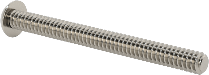 18-8 Paslanmaz Çelik Düğme Başlı Torx Vidalar, 6-32 Diş, 1-1/2" Uzunluk