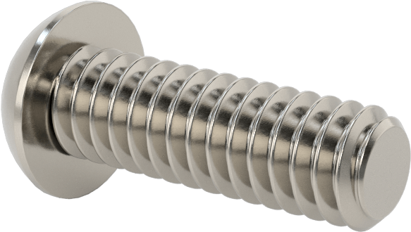 18-8 Paslanmaz Çelik Düğme Başlı Torx Vidalar, 1/4"-20 Diş, 3/4" Uzunluk