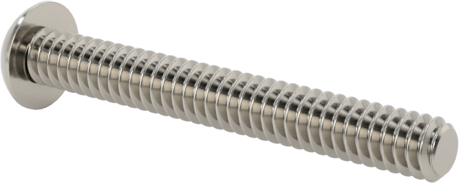 18-8 Paslanmaz Çelik Düğme Başlı Torx Vidalar, 10-24 Diş, 1-1/2" Uzunluk