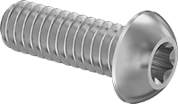 Çelik Düğme Başlı Torx Vidalar