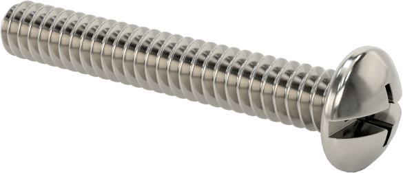 Silindir Başlı Kombinasyonlu Phillips/Yivli Vidalar, 4-40 Diş, 3/4" Uzunluk
