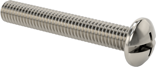 Silindir Başlı Kombinasyonlu Phillips/Yivli Vidalar, 10-32 Diş, 1-1/4" Uzunluk