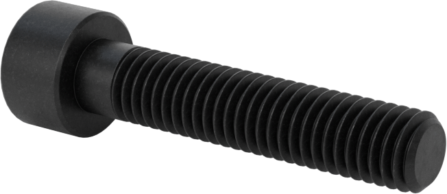 Sol Dişli Alaşımlı Çelik Soket Başlı Vida, M5 x 0,8 mm Diş, 25 mm Uzunluk