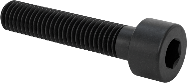 Sol Dişli Alaşımlı Çelik Soket Başlı Vida, M5 x 0,8 mm Diş, 25 mm Uzunluk