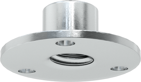 Vidalı Montaj Somunu, Çelik, 1/4"-20 Diş, 0,313“ Çap x 1/4” Yükseklik Namlu