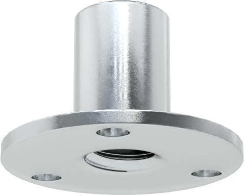 Vidalı Montaj Somunu, Çelik, 1/4"-20 Diş, 0,313“ Çap x 7/16” Yüksek Namlu