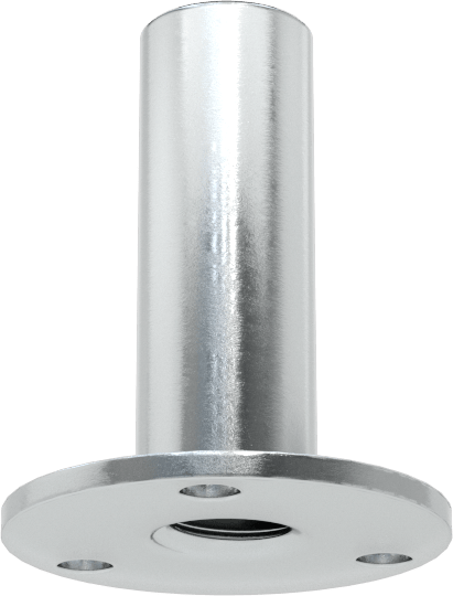 Vidalı Montaj Somunu, Çelik, 1/4"-20 Diş, 0,313“ Çap x 7/8” Yükseklikli Namlu