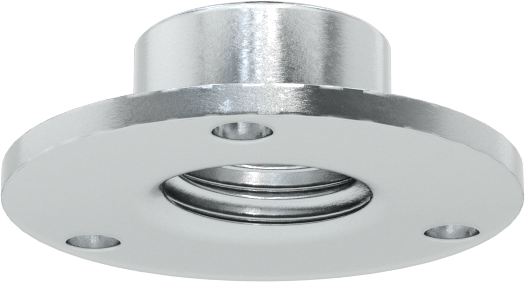 Vidalı Montaj Somunu, Çelik, 5/8"-11 Diş, 0,719“ Çap x 3/8” Yükseklikli Namlu