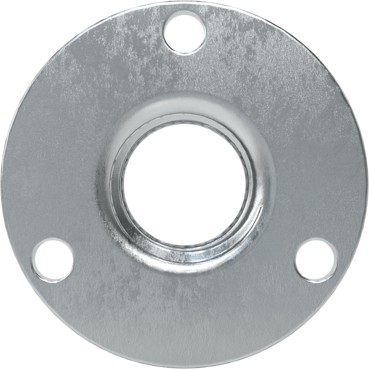 Vidalı Montaj Somunu, Çelik, 5/8"-11 Diş, 0,719“ Çap x 3/8” Yükseklikli Namlu