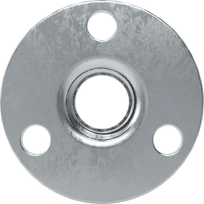 Vidalı Montaj Somunu, Çelik, 3/8"-16 Diş, 0,438“ Çap x 7/16” Yüksek Namlu
