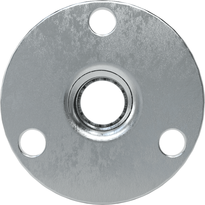 Vidalı Montaj Somunu, 3 Çıkıntı, Çelik, 1/4"-20 Diş, 7/16" Yüksek Namlu