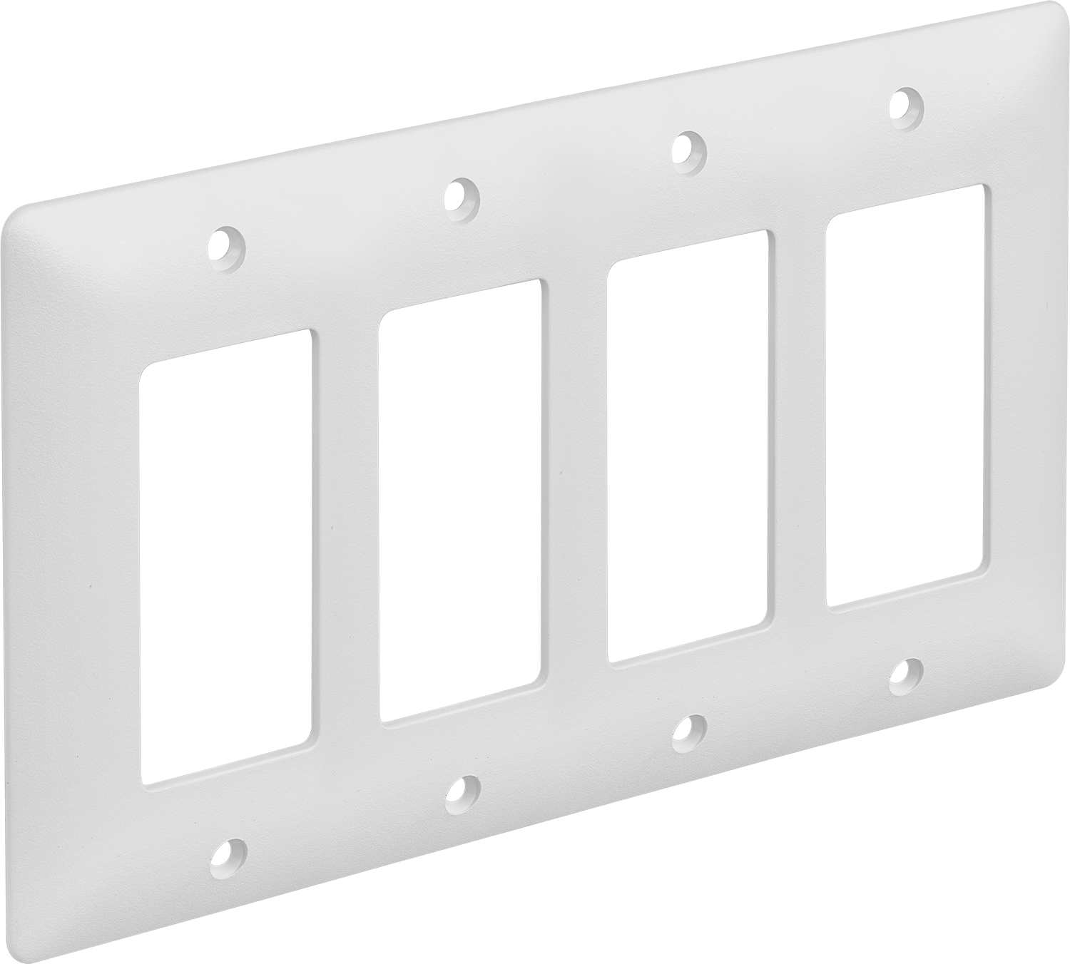 Modüler Yapılandırılabilir Modüler Yapılandırılabilir Duvar Plakası, 4 Cihaz için