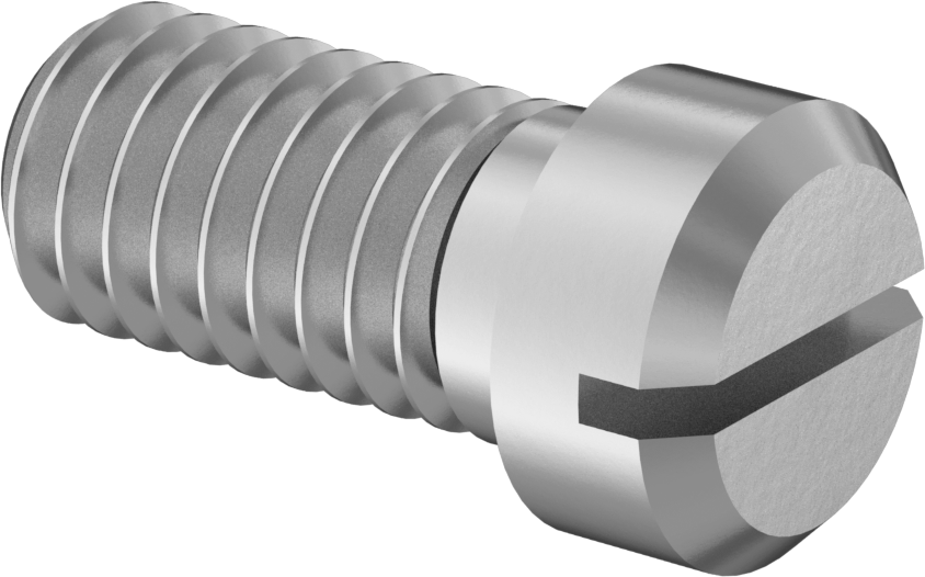 Çinko Kaplı Çelik Dar Peynir Başlı Oluklu Vida, M4 x 0,7 mm Diş, 8 mm Uzunluk, 5,5 mm Baş Çapı