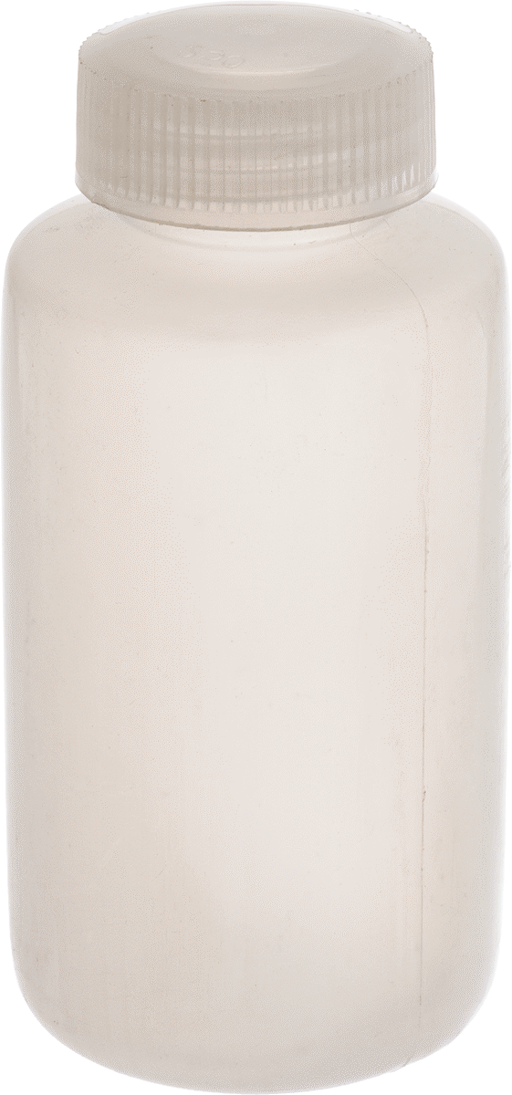 Santrifüj Plastik Şişe, Düz Taban, 8 FL oz. Kapasite