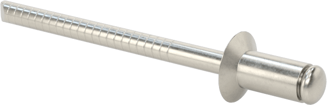 18-8 Paslanmaz Çelik Gömme Kör Perçinler, 4 mm Çap, 2,5 mm ila 4,5 mm Malzeme Kalınlığı için
