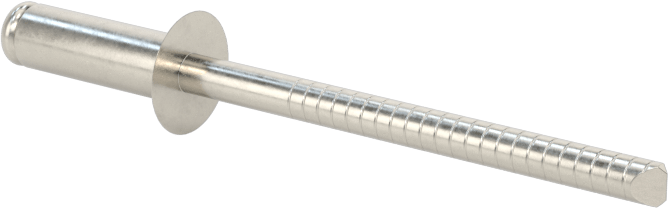 18-8 Paslanmaz Çelik Gömme Kör Perçinler, 4 mm Çap, 6,5 mm ila 8,5 mm Malzeme Kalınlığı için