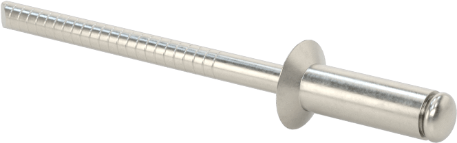 18-8 Paslanmaz Çelik Gömme Kör Perçinler, 4 mm Çap, 6,5 mm ila 8,5 mm Malzeme Kalınlığı için