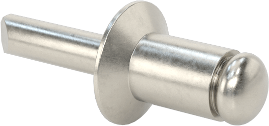18-8 Paslanmaz Çelik Gömme Kör Perçinler, 5 mm Çap, 2 mm ila 4 mm malzeme kalınlığı için