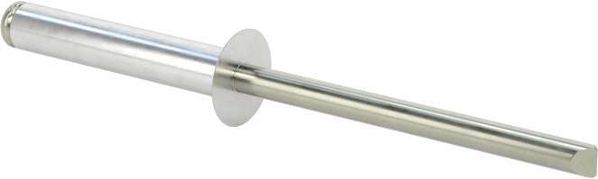 Alüminyum Gömme Kör Perçinler, Çelik Mandrel ile, 3 mm Çap, 9 mm-13 mm Malzeme Kalınlığı için
