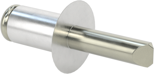 Alüminyum Gömme Kör Perçinler, Çelik Mandrel ile, 4 mm Çap, 1,5 mm-3 mm Malzeme Kalınlığı için