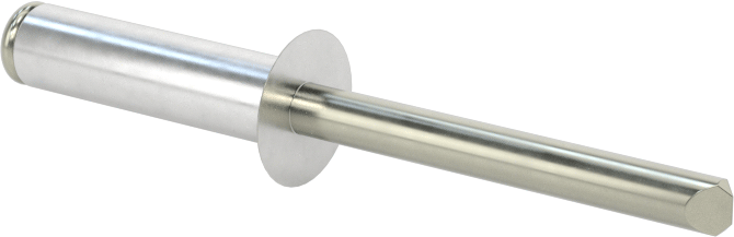 Alüminyum Gömme Kör Perçinler, Çelik Mandrel ile, 5 mm Çap, 10 mm-14 mm Malzeme Kalınlığı için