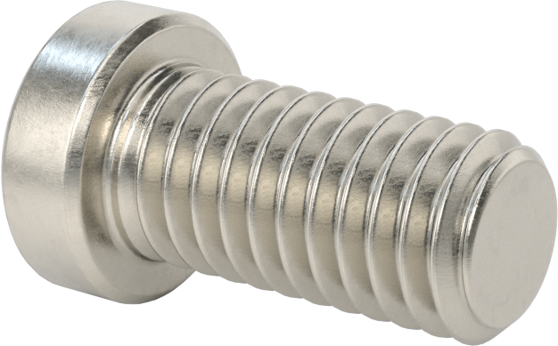 Süper Korozyona Dayanıklı 316 Paslanmaz Çelik Soket Başlı Vida, Düşük Profilli, 3/8"-16 Diş Boyutu, 3/4" Uzunluk