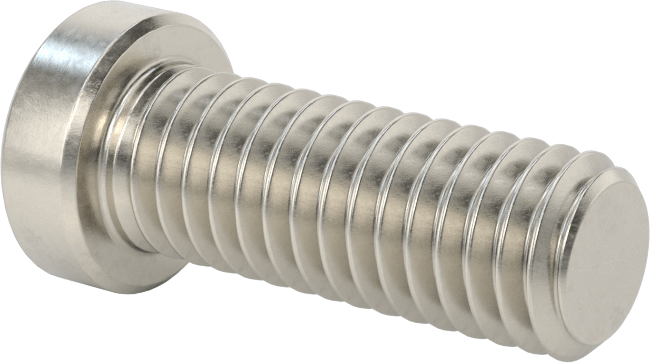 Süper Korozyona Dayanıklı 316 Paslanmaz Çelik Soket Başlı Vida, Düşük Profilli, 3/8"-16 Diş Boyutu, 1" Uzunluk