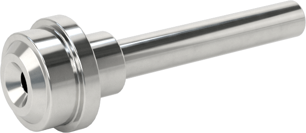 Paslanmaz Çelik Boru için Ultra Parlak Conta Bağlantı Parçası, Conta x Alın Kaynaklı Adaptör, 1/8" Boru Dış Çapı, 1-5/64" Uzunluk